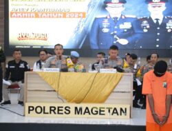 Rilis Akhir Tahun, Polres Magetan Tangani 214 Kasus Sepanjang 2024