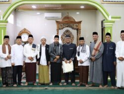 Bupati Lamteng Ardito Wijaya Laksanakan Ibadah Sholat Ied Di Masjid Syuhada, Kampung Gunung Sugih, Dan Open House Di Nuo Balak